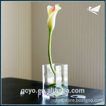 artificial flower vase! graceful acrylic transparentacrylic vase QCY-V16